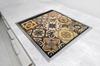 Glass protective plate for the stove 50x52 Pattern
