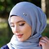U-Shaped Pearl Brooch Anti Slip Adjustable Collar Clip Hijab Clips Multi-Purpose Fixed Straps Waist Fastening Pins