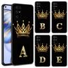 Golden Crown Letters Phone Case For Huawei Honor 70 90 Lite X40 GT X50 I X5 Plus X6A X6S X7A X8A X8B X6 X7 X8 X9 4G X9A X9B 5G