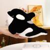 Плюшевые игрушки Косатка Симуляция Мягкая набивная кукла Orcinus Orca Рыба Милый мультяшный акуленок Подушка для сна Дети Девочки Малыш Подарок