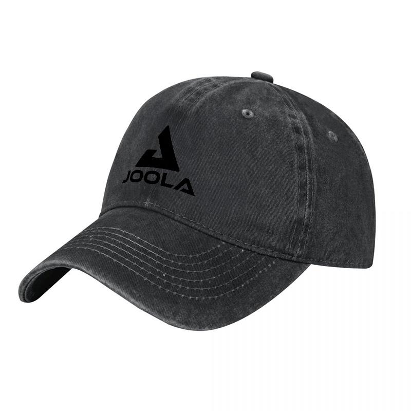 JOOLA Логотип Хлопковая Бейсболка с эффектом потертости Унисекс Регулируемая Спортивная Кепка Классический Дизайн Удобная Посадка Стиль для Активного Отдыха