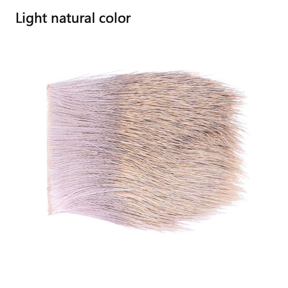Colors Fly Hook Skin Fur Material Deer Hair Hook Deer Hair Patches Tying Material Fly Fishing Lure