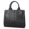 Middle Aged Women's Bag, Mother's Bag, New Top Layer Cowhide Crocodile Pattern Handbag, Women's Genuine Leather Single Shoulder Crossbody Bag