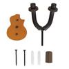 Ukulele Hanger Multipurpose Elegant Stylish Wood Ukulele Wall Mount Stand for Ukulele Mandolin