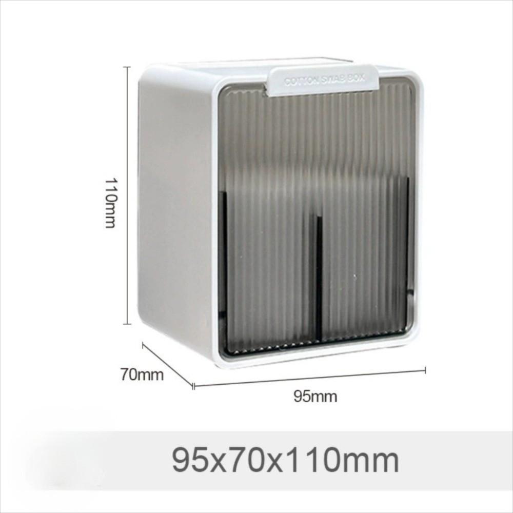 Free Punching Cotton Swab Storage Box with Lid Container Box Convenient Storage Drawer Cotton Pad