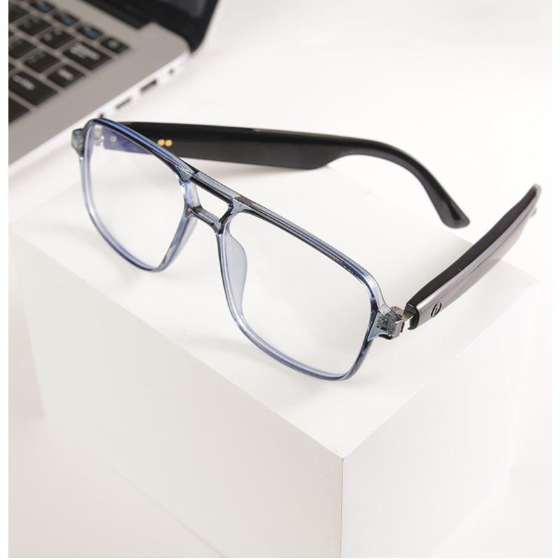 Smart Glasses Bluetooth Audio Glasses Double Beam Color Changing Glasses Anti Blue Light Listening To Music Making Calls Anti UV Sunglasses