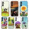 Мультяшный Крот Чехол для Телефона Samsung S24, S21, S22, S23, S30, Ultra, S20, Plus, Fe, Lite, Note, 10, 9, 5G Черный Мягкий Чехол