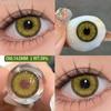 Eyeshare Colored Contact Lenses Light Blue Contact Lenses Cyan Colored Contact Lenses Brown Natural Lenses Colored Cosmetic Green Lenses 1 Pair
