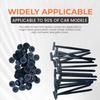 10-100PCS Universal Nylon Multifunctional Zip Tie Buckle Through Nail Cable Tie Buckle Heavy Duty Zip Ties Cable Tie Buckle