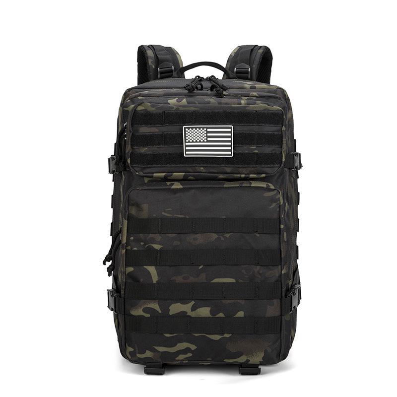 2025 Men's Tactical Camouflage Mountaineering Backpack - Large Capacity Climbing & Sports Rucksack