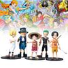 5pcs One Piece Role Pvc Toy Model Desktop Decoration Children Gift Christmas
