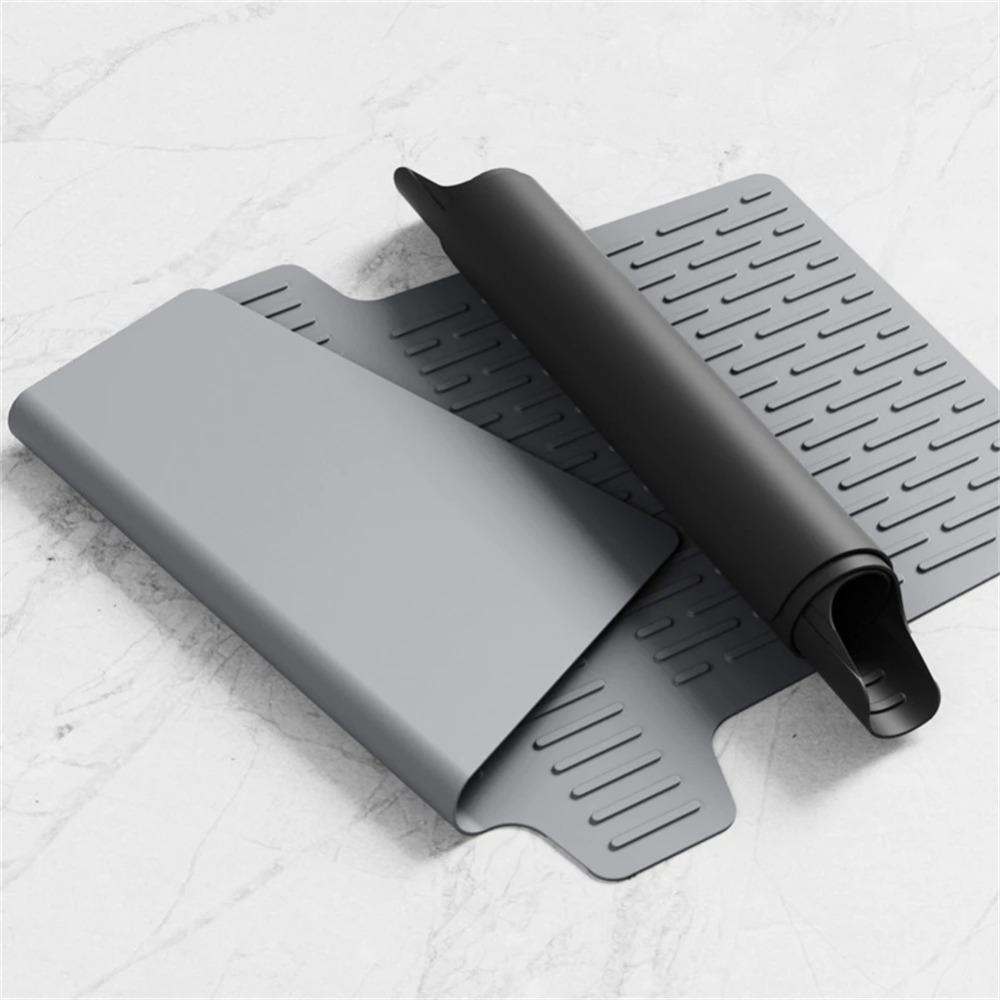 Термостойкий разделитель для раковины Защитный коврик Силиконовый коврик-седло для раковины Подставка для сушки посуды Столешница