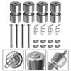 4 Pack Aluminum Alloy GL1 GMNR925 Trailer Tailgate Lift Assist Rollers Kit