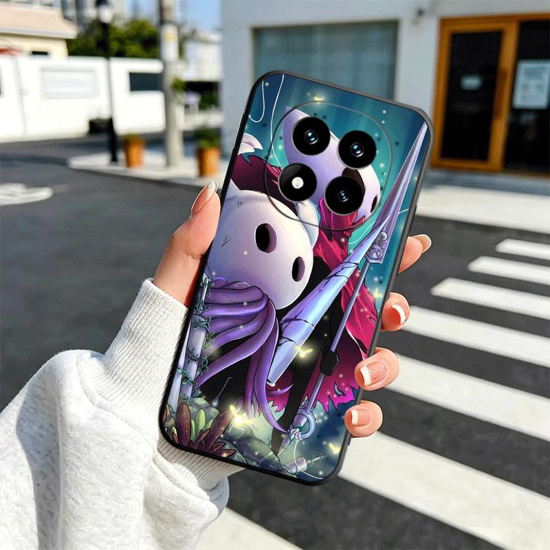 H-Hollow K-Knight Игровой Мягкий Чехол для Телефона для Xiaomi Redmi Note 12 13 14 15 Pro Plus 11 12S 11S 11T 10 4G Черный Чехол Задняя Крышка