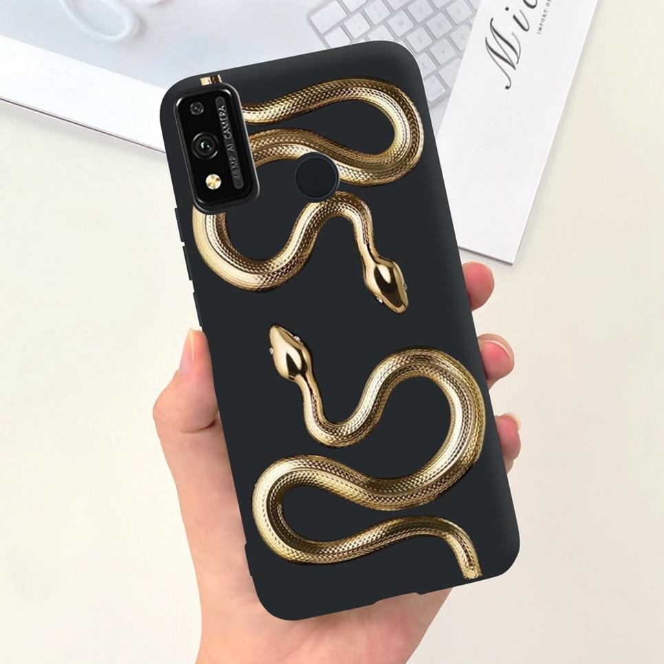 Мягкие силиконовые чехлы для Huawei Honor 9X lite Чехол JSN-L21 JSN-L22 JSN-L23 Coque Fundas Роскошный дизайн с узором Мягкий силиконовый чехол