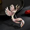 Elegant Phoenix Laiyi Luxury Brooch - Classic Coat Accessory