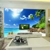 Морской пейзаж 3d фреска гостиная отель фон настенный декор настенная живопись обои