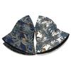 Double Sided Cartoon Graffiti Bucket Hat Travel Sun Cap Men Women