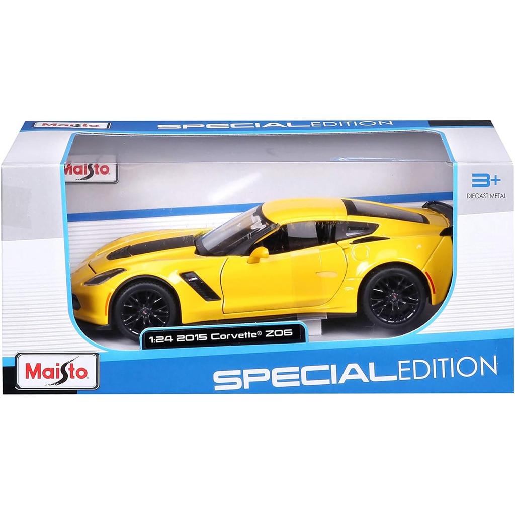 Maisto 1/24 Scale 2015 Corvette Z06 Model Car Diecast Model Off-Road Diecast Model Car [Parallel Import]