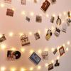 5M 10M LED Photo Clip String Light Fairy Lights Christmas Garland For Home Wall Party Camping New Year Eave Decoration