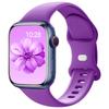 Силиконовый ремешок для Apple Watch 45 мм 44 мм 40 мм 41 мм 49 мм 38 мм 42 мм Correa Браслет iWatch series 6 ultra2 7 8 9 se 44 мм ремешок