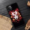Япония Они Самурай Йокай Маска Дракон Искусство Черная Крышка Для Apple iPhone 15 13 14 12 11 Pro Max Mini XS 6 7 8 Plus Чехлы Мягкие Fundas