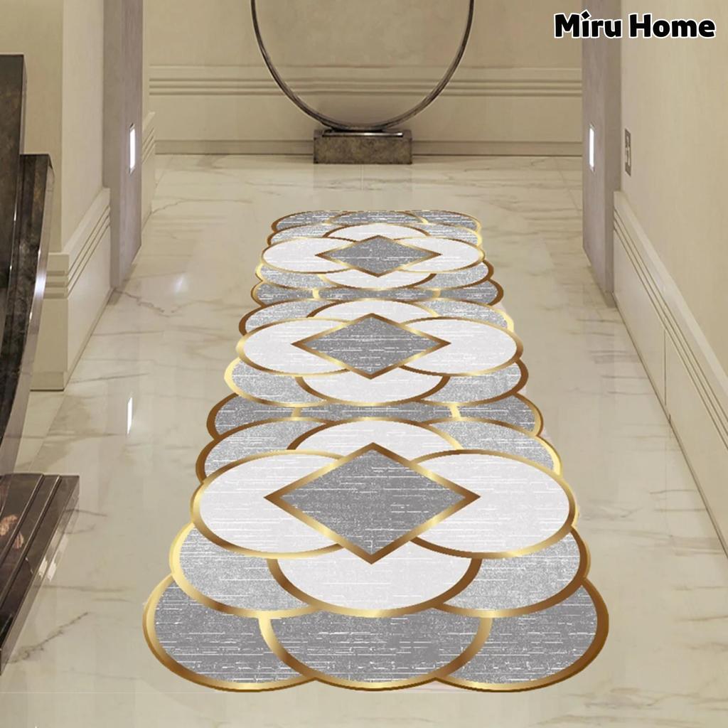 Моющийся нескользящий точечный коврик Miru Home с цифровой печатью для гостиной, кухни, коридора и дорожка Mc-38