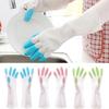 1 Pair Gloves Reusable Protective PVC Kitchen Cooking Cleaning Safety Gloves for Cleaning