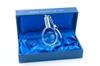 Labrador Retriever – Pendant with a photo of a dog, crystal key ring in a gift box | Art-Dog