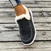Ladies Shoes 2024 Hot Sale One Kick Women's Boots Winter Round Toe Plush Fleece for Warmth Solid Short Barrel Flat Snow Boots
