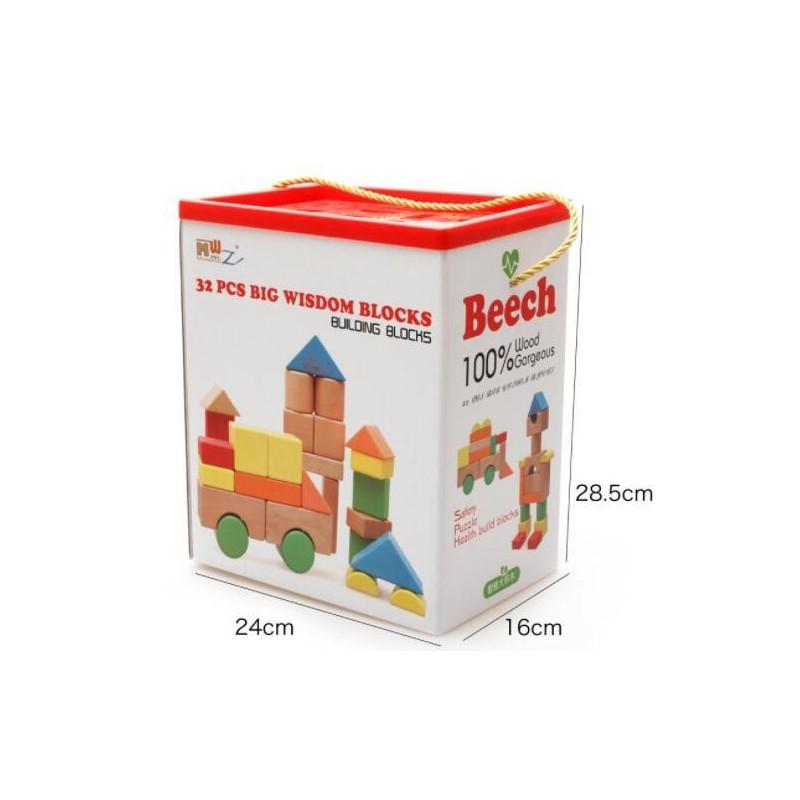 Деревянные кубики Город Солнце для детей, развивающая STEM-игрушка для развития координации рук и глаз