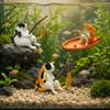 2PCS Floating Look Micro Landscape Decoration Creative Aquarium Ornament Fish Tank Ornaments  Home
