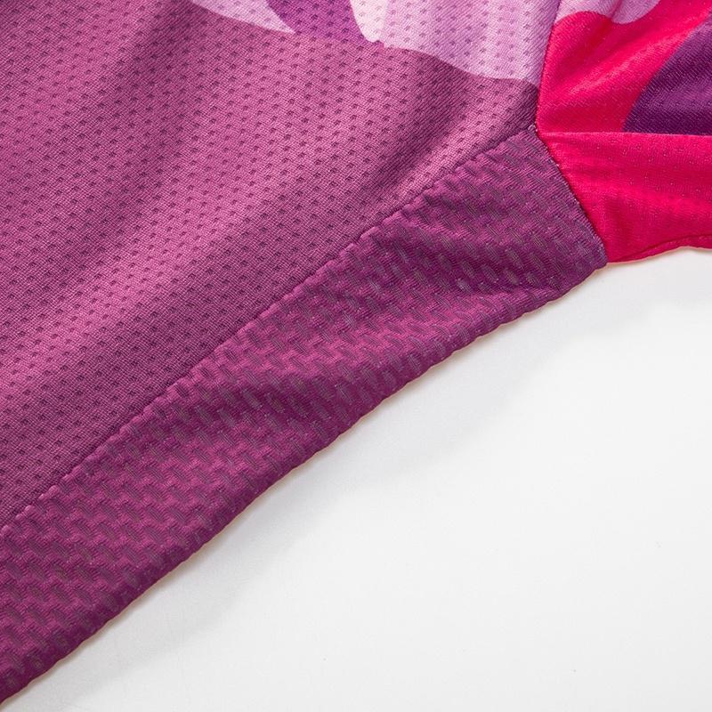 Летний короткий комплект одежды для езды на велосипеде с принтом, женские спортивные трикотажные костюмы, черные брюки-комбинезон, велосипедная одежда