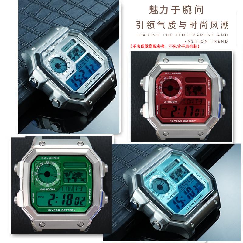 AE1200 Металлический циферблат и корпус Мод-комплект Модифицированный Улучшенный Медный циферблат Стальной корпус Для Casio 3299 AE-1200 Замена Аксессуары для часов