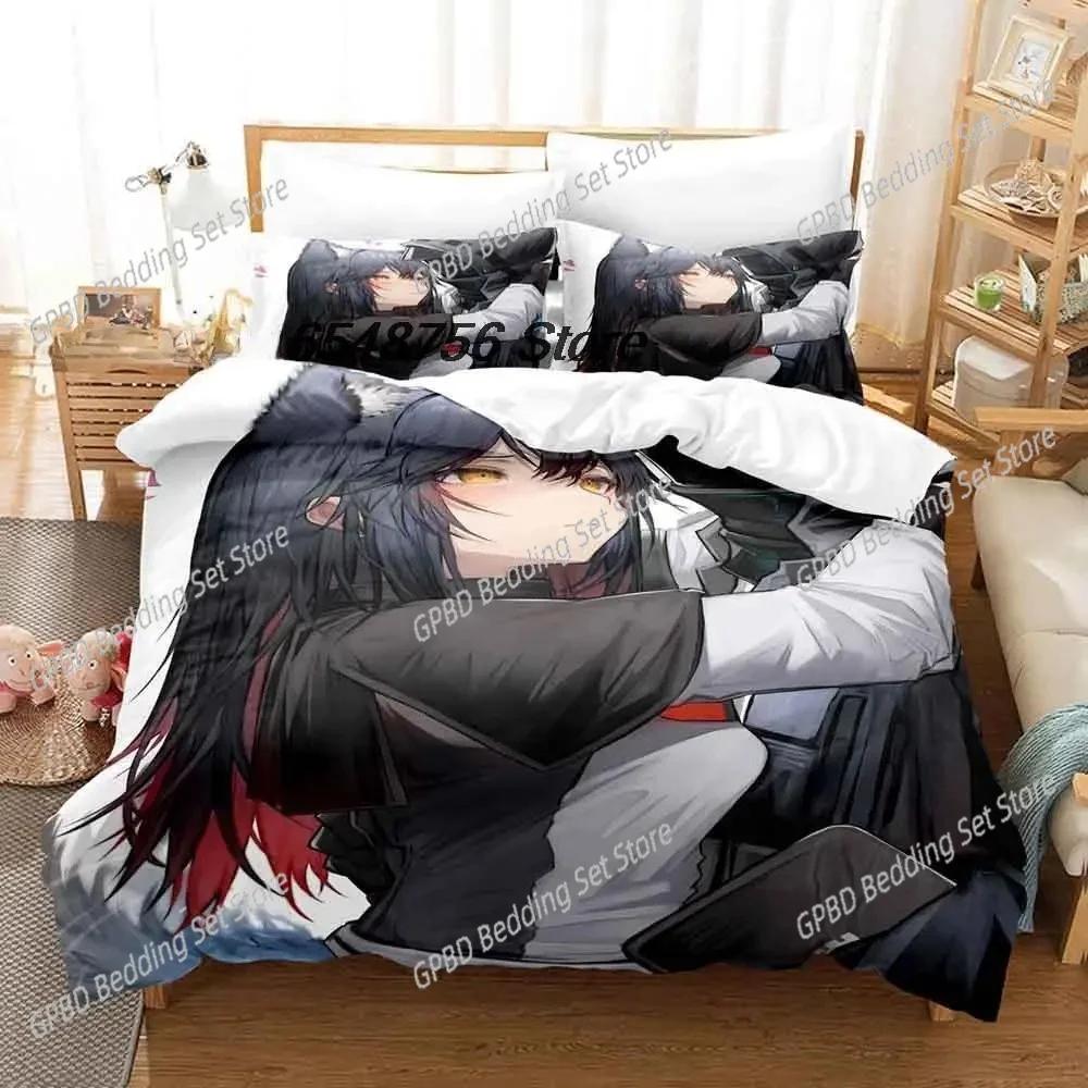 Comforter 3D Printing Game Arknights Bedding Set Bedroom Soft Modern S Comefortable Kids And