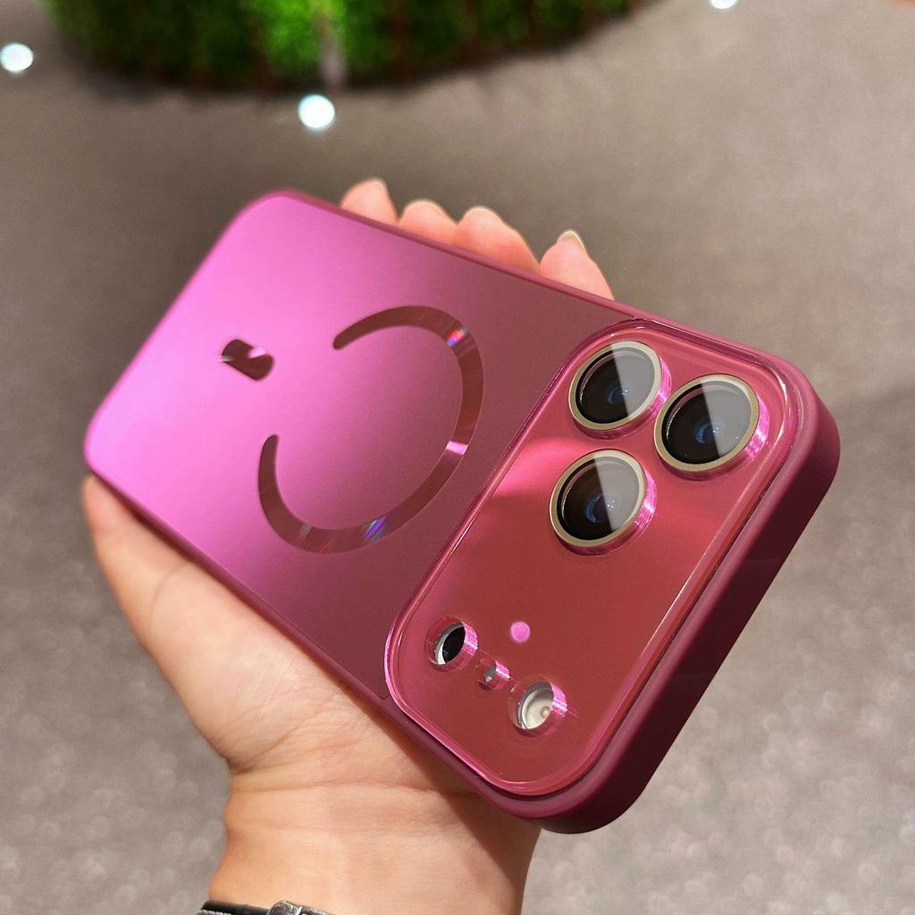 Чехол для iPhone 17 Pro Max: Матовый магнитный протектор для линзы и экрана