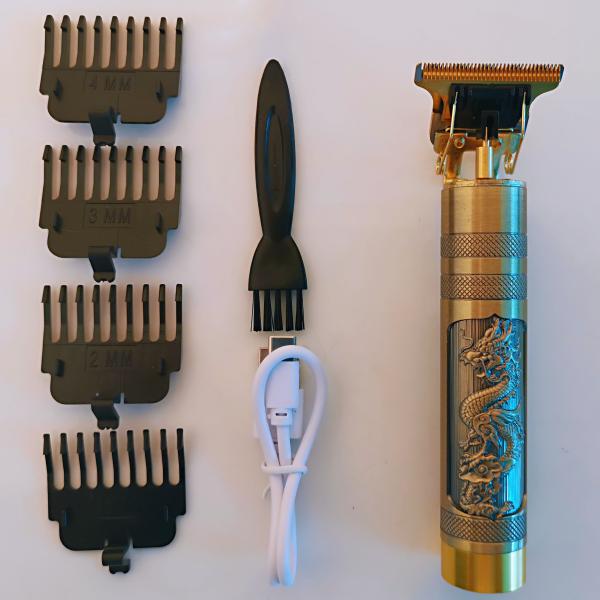 Триммер из нержавеющей/абс-стали для мужчин, машинка для стрижки волос, профессиональный триммер для лысины, электрическая бритва для бороды, USB-парикмахерская
