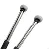 2 Pieces Tongue Drum Sticks Rubber Head Percussion Instrument Parts with Bracket Mallet