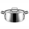 Faitout avec Couvercle Inox 16 à 28 cm - Pujadas - l160- L160- P- h75- Inox