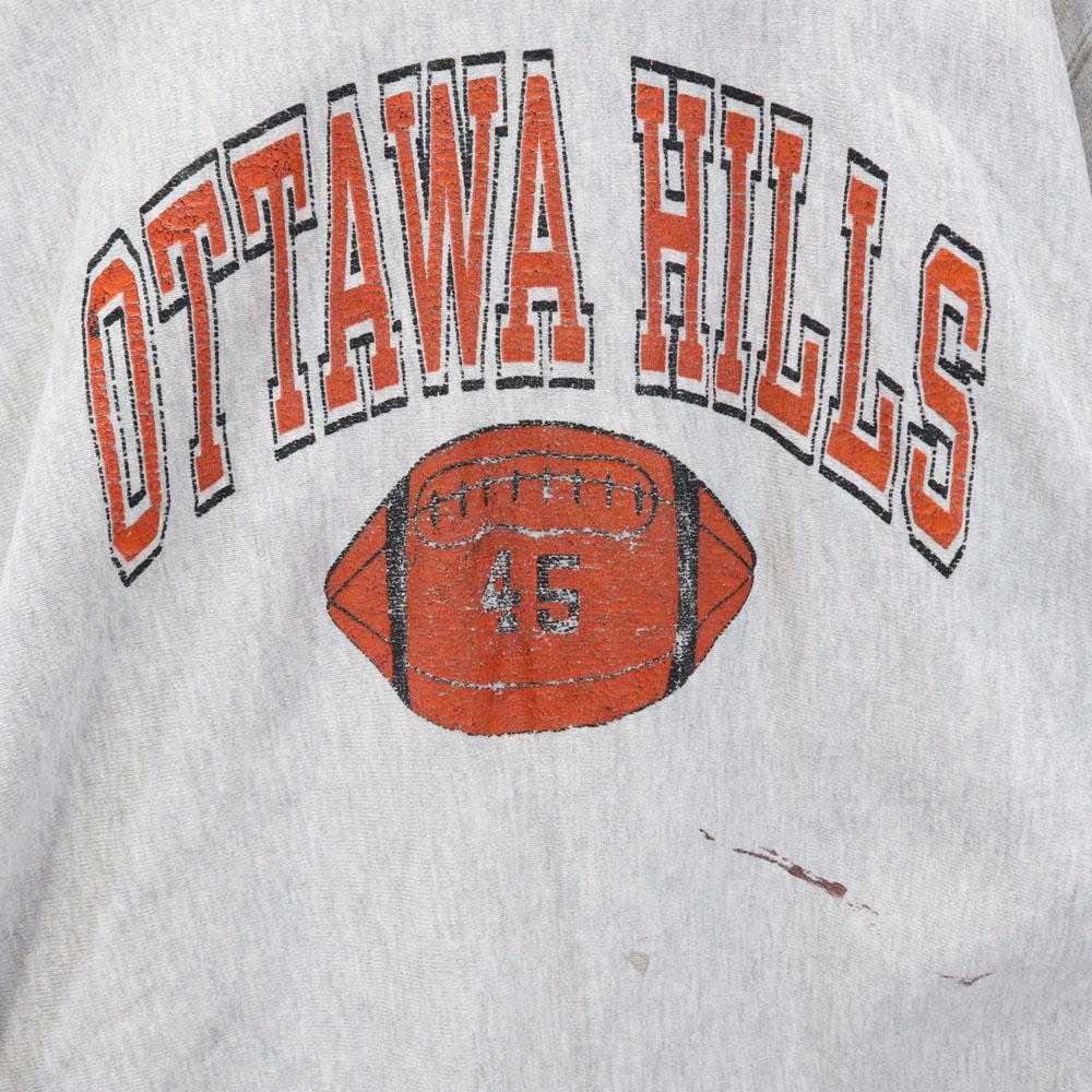 Champion Винтажный колледжский свитшот с длинным рукавом Reverse Weave, сделанный в США в 80-е годы, с трикотажной биркой, мужской, б/у