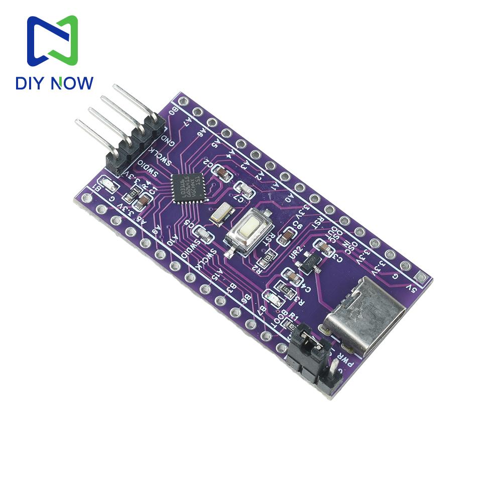 Отладочная плата STM32L031G6U6 с ядром ARM Cortex-M0, тип Core Board, интерфейс отладки Type-C SWD, встроенный модуль для обучения