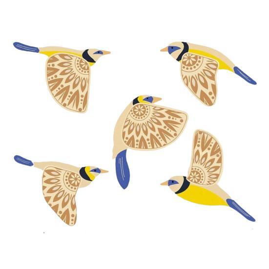 Юшэн Летающие Птицы Настенное Искусство Деревянный Знак для Туалета Домашний Декор Стен Ванной Комнаты Декоративный Знак для Туалета Аксессуары