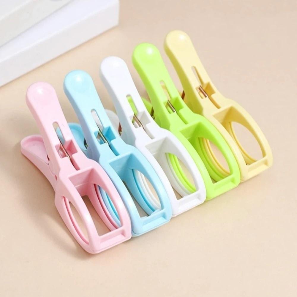 15PCS Plastic Quilt Clips Rust Proof Windproof Clothespins Bed Sheets Clips  Drying Laundry