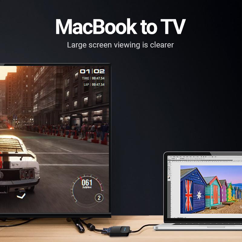 Адаптер Vention Displayport to VGA 1080P Display Port Male to VGA Female Converter для проектора HDTV монитора DP to VGA адаптер