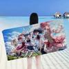 P-Puella Magi Madoka M-Magica Микрофибровое пляжное полотенце Впитывающее Быстросохнущее Мягкое для йоги плавания курорта альпинизма