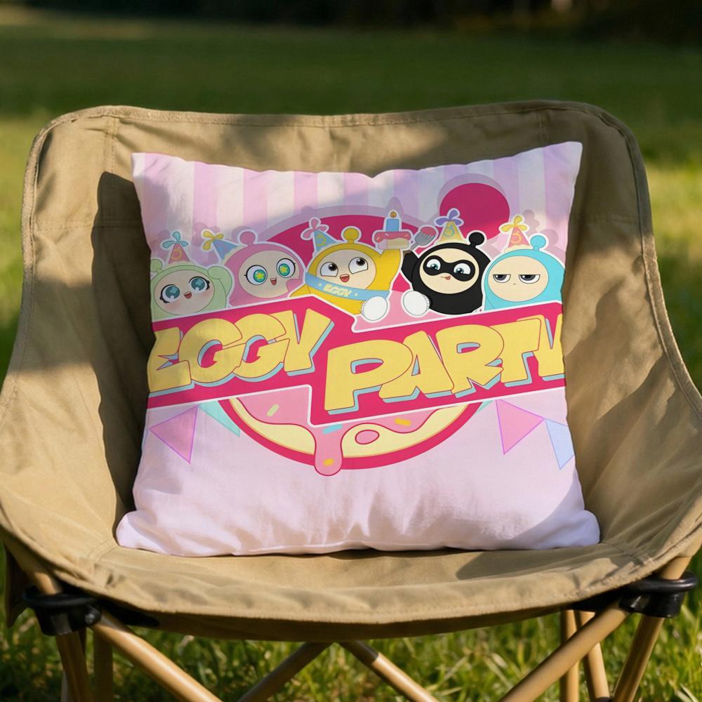 Game Eggy PartyY Cushion Cover Soft Reversible  Durable Pillow Cover  MultiScene Use for Home  Car Daily Comfort
