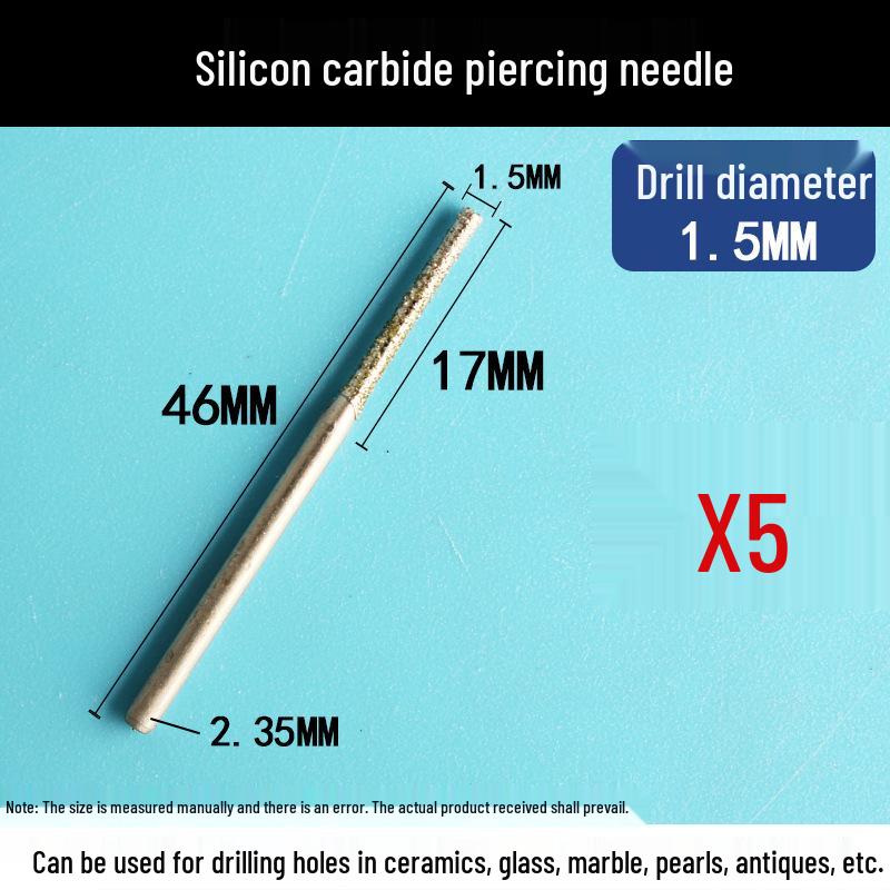 Jade Grouting & Tile Drill Bit - Hollow Needle Design for Precision