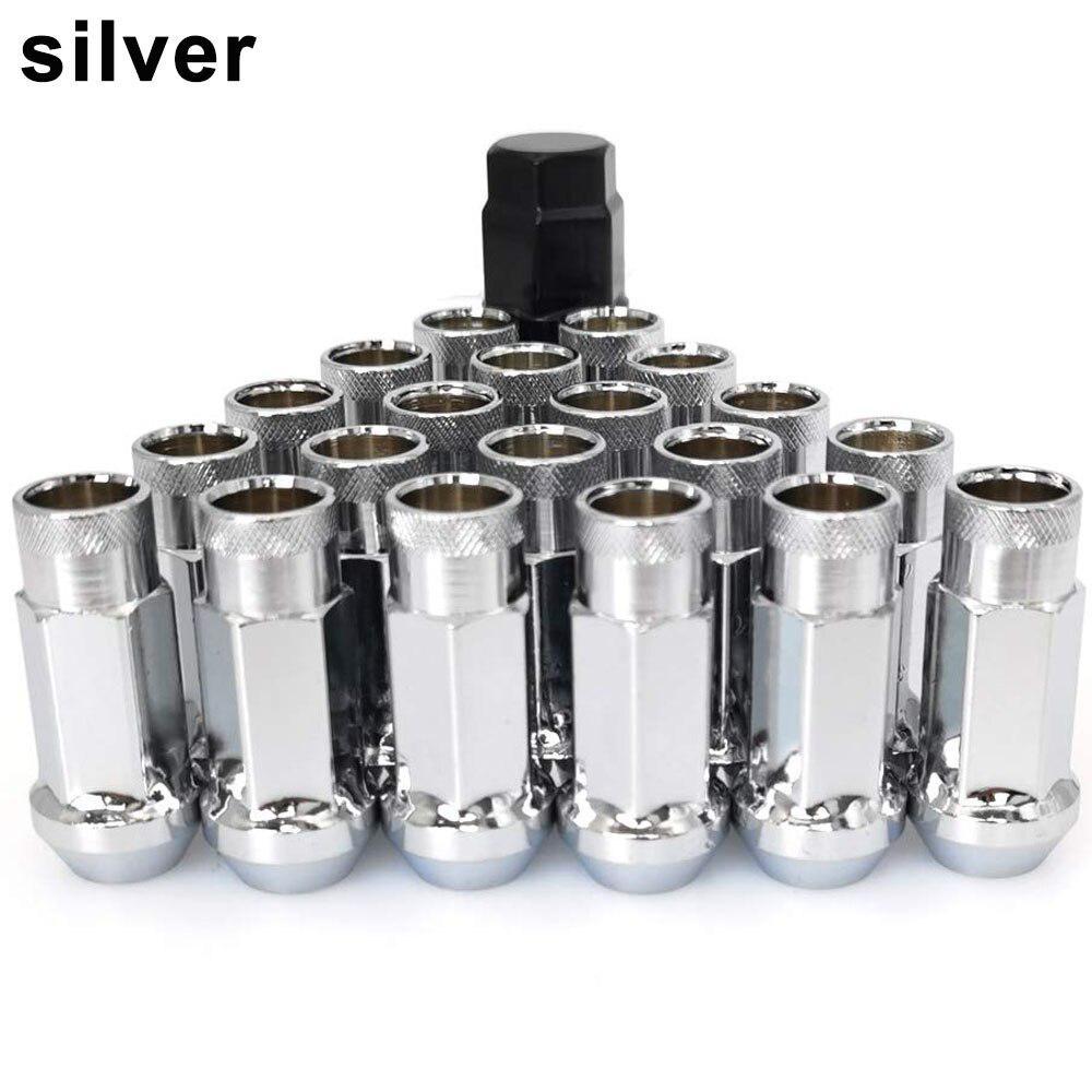 20 шт./компл. гайки с проушинами M12x1,25/M12*1,5, гайки для колес с открытым концом, коническое сиденье «желудь», кованые контргайки, гоночные гайки, 20 комплектов