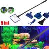 5 в 1 набор для чистки аквариума щетка для стекла скребок сетка для чистки аквариума инструменты
