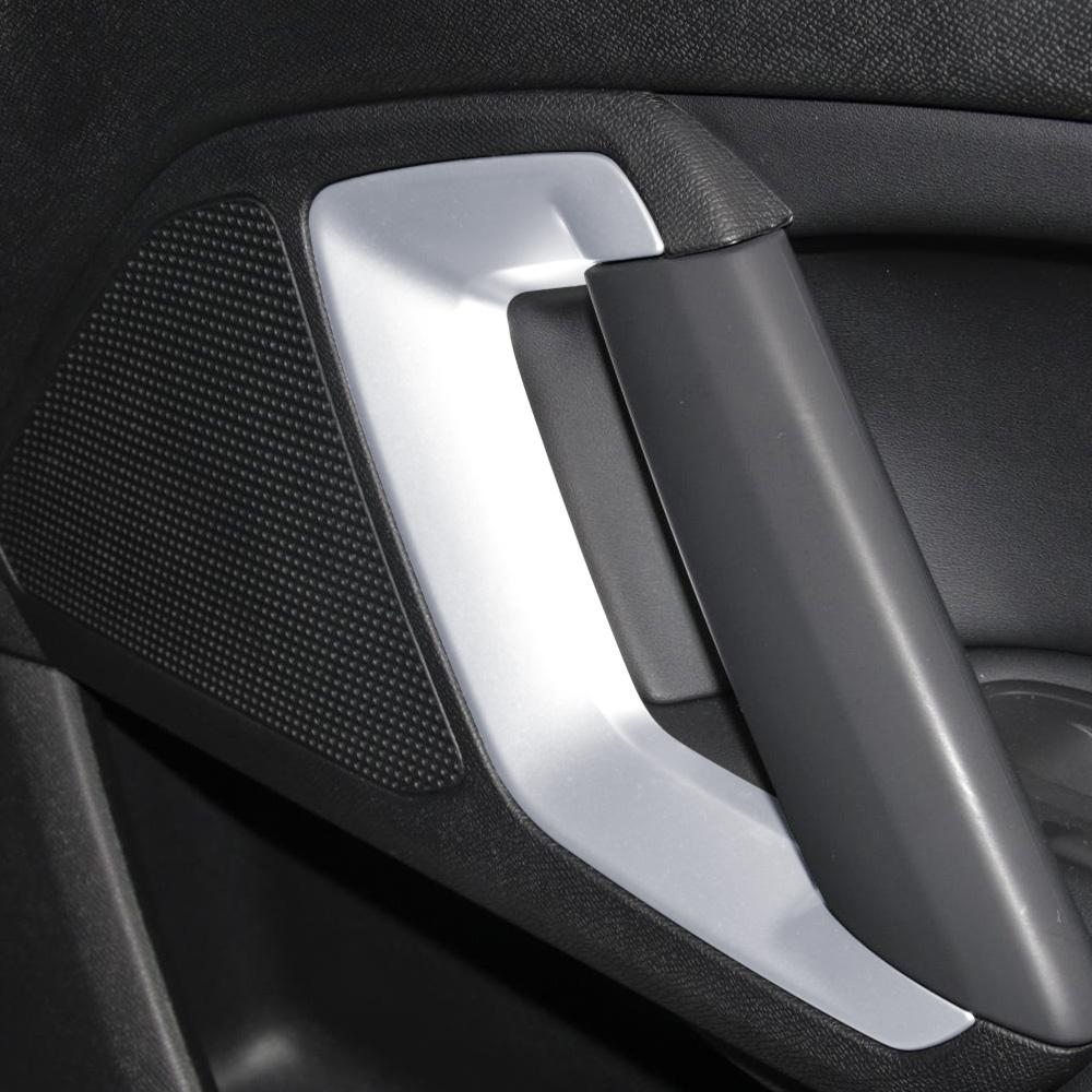 Накладка на ручку передней двери автомобиля для Peugeot 308 308s 408 4008 2016 - 2019 Наклейка для декора внутренней двери 2 шт. Декоративные аксессуары